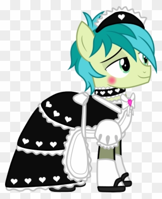 1000 Hours In Gimp, Apron, Blushing, Bow, Choker, Clothes, Clipart