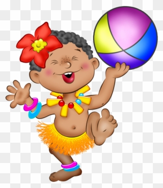 Hawaiian Aloha Tropical Cute Clipart, Children Images, - Png Download