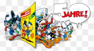 50 Jahre Lustiges Taschenbuch Clipart