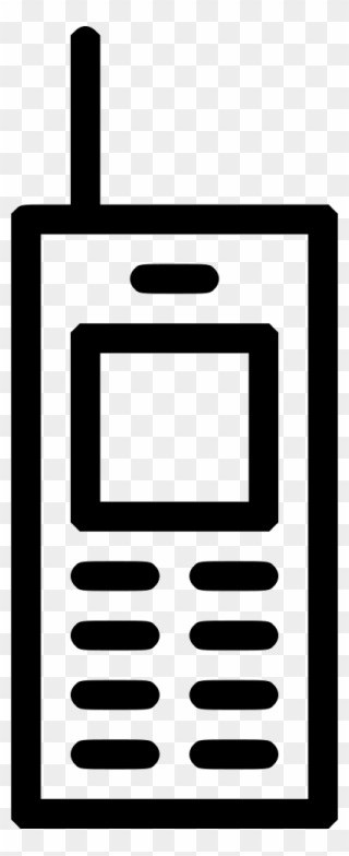 Old School Mobile Phone Workstation Comments Clipart