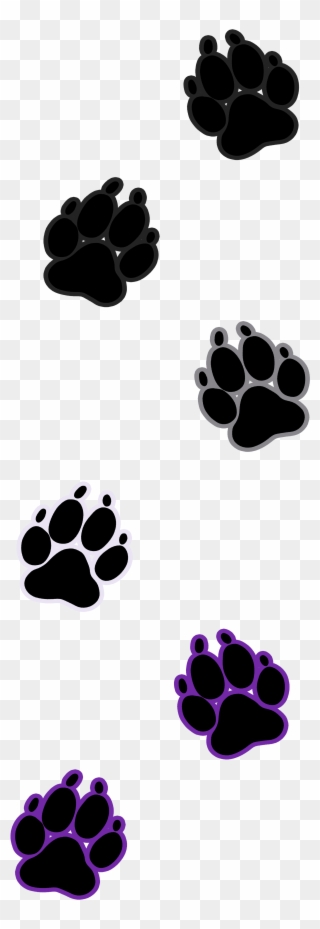 Dog Paw Print Asexual Clipart