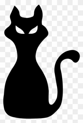 Schwarze Katze Halloween Kostenloses Bild Auf Pixabay Clipart