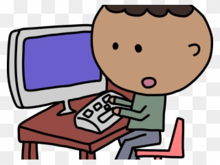 Laptop Clipart Child - Png Download