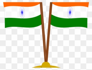 India Flag Clipart Waving - Png Download