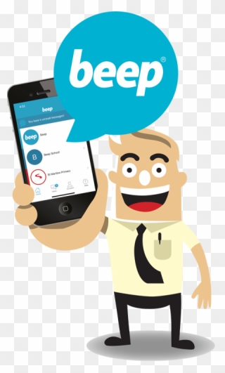 Beep's Mobile App Delivers Multiple Channelled Communications Clipart