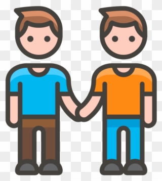 Two Men Holding Hands Emoji Clipart Pinclipart