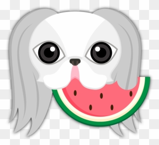 Japanese Chin Emoji Stickers Are You A Japanese Chin Clipart