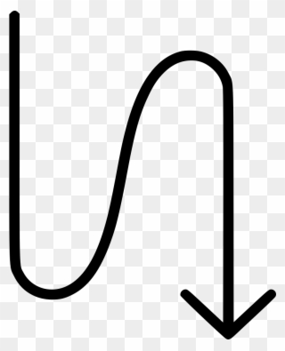Arrow Process Flow Downward Down Direction Comments Clipart