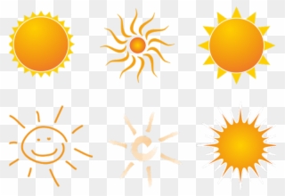 Sunbeam Clipart Sun Radiation - Png Download