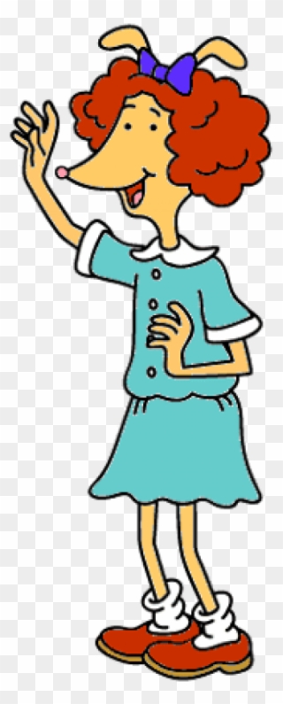 Free Png Download Arthur Character Prunella Waving Clipart