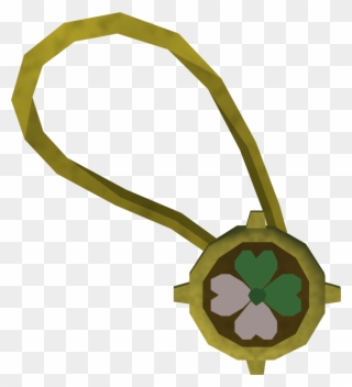 Dazzling Two-leaf Clover Necklace Is An Item Available Clipart