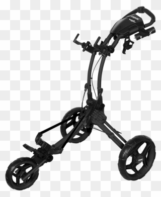 Rovic Rv1d Disc Golf Cart Charcoal/lime Clipart