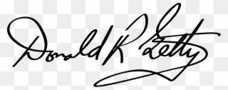 Donald Ross Getty Signature Clipart
