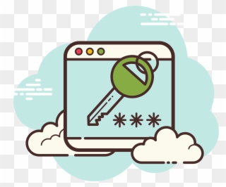 Passwort Fenster Icon Clipart