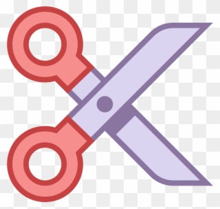 A Pair Of Scissors Opened And Pointed Right Clipart