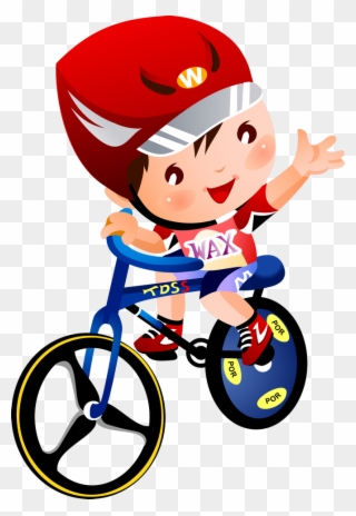 Sports Teaching Kids, Fun Stuff, Kids Sports, Clip - Bike Racing Cartoon Funny - Png Download
