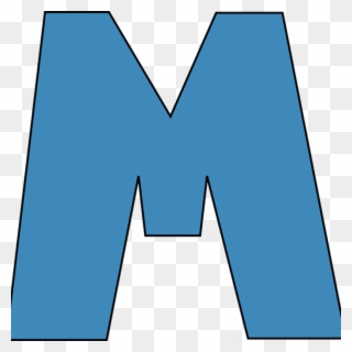 Blue Letter M Blue Letter M Blue Alphabet Letter M - Letter Clipart