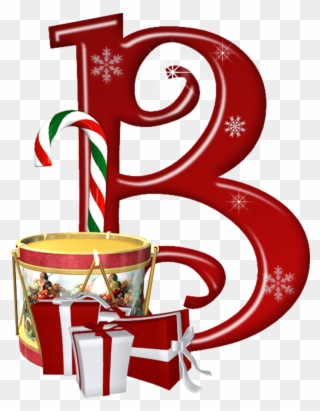 Clip Art Stock Wishingonastarr Mistletoe And Wine - Christmas Alphabet Letters B - Png Download