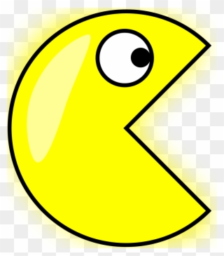 Angel Pacman Clipart, Vector Clip Art Online, Royalty - Pac Man Moving Animation - Png Download