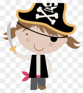 Pirate Clipart Family - Pirate Girl Clipart Free - Png Download