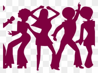 Dancing Clipart Western Dance - Disco Dancers Clipart Png Transparent Png