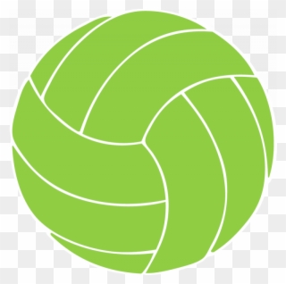 Green Volleyball Clipart - Volleyball Clipart Transparent Background - Png Download