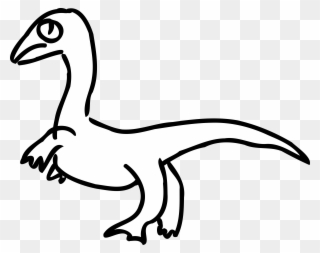 Velociraptor Drawing Dinosaur Duck Diagram - Drawing Dinosaur Clipart