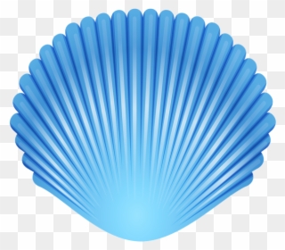 Blue Seashell Transparent Png Clip Art Image - Clip Art Shell Transparent
