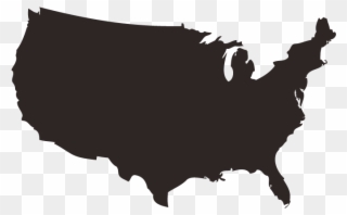 United States Clipart - 2016 Popular Vote Map - Png Download