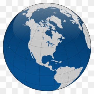 Globe Earth Computer Icons Download World Map - Globe Clipart - Png Download