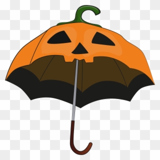 Umbrella Clip Hands Free Image Freeuse Download - Rain Halloween Clip Art - Png Download