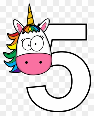 *✿*numeros*✿* Letters And Numbers, Math Numbers, Unicorn - Unicornios Numeros Clipart