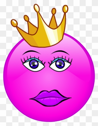 Queen Clipart Emoji - Queen Bee Cartoon - Png Download