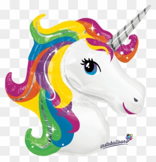 Black And White Huge Freebie Download - Rainbow Unicorn Clipart