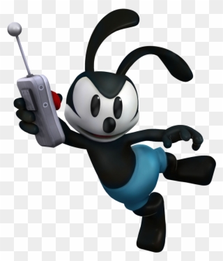 Oswald The Lucky Rabbit Clipart Famous Cartoon - Disney Epic Mickey 2 Oswald - Png Download