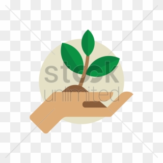 Hands Holding Plant Clipart Plants Clip Art - Plant In Hand Clip Art - Png Download