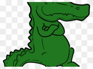 Alligator Clipart Sad - Cartoon Alligator - Png Download