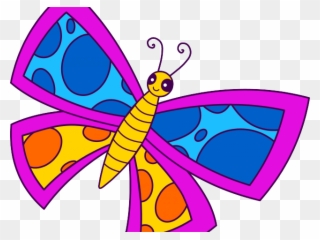 Rainbow Butterfly Clipart Clip Art - Butterfly Clipart - Png Download