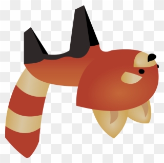 Tiny Wolf Cliparts - Animal Jam Red Panda Drawing - Png Download
