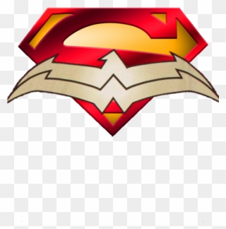 New 52 Superman Symbol And Wonder Woman Symbol By Mayantimegod - Wonderwoman Superman Logo Clipart