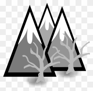 Mountain Computer Icons Drawing - Snow Mountain Clip Art - Png Download