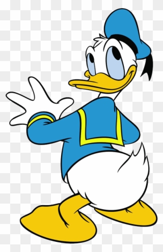 Backwards Donald Pinterest - Donald Duck Back Side Clipart