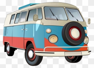 Collection Of Vw Kombi Clipart High Quality, Free Cliparts - Volkswagen Bus Vector - Png Download