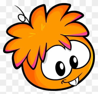 Clipart Info - Orange Puffle Club Penguin - Png Download