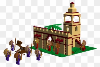 Lego House Clipart - Trouble Attack Fortress Clipart - Png Download
