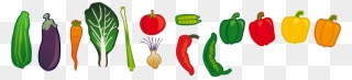Clip Arts Related To - Set Of Vegetables Clipart - Png Download
