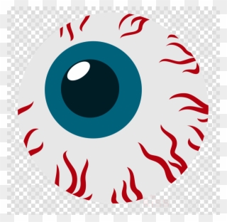Download Halloween Eyeball Clipart Eye Clip Art - Bloodshot Eyeball Cartoon - Png Download