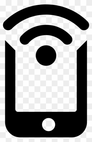 Internet Clipart Wifi Mobile - Nfc Mobile Icon - Png Download