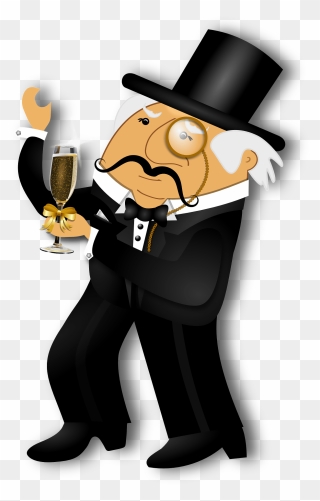 Vector Clip Art - British Gentleman Clipart - Png Download