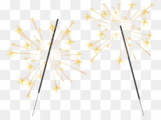 Sparklers Clipart Celebration - Triangle - Png Download